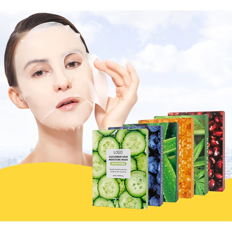 Customized Breathable Fruit Whitening Moisturizing Sheet Multipurpose Facial Mask Skin Care