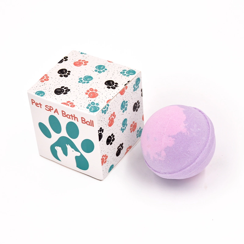 OEM ODM Dog Ocean Lavender Flavored Explosion Bath Salt Ball Pet Bathing