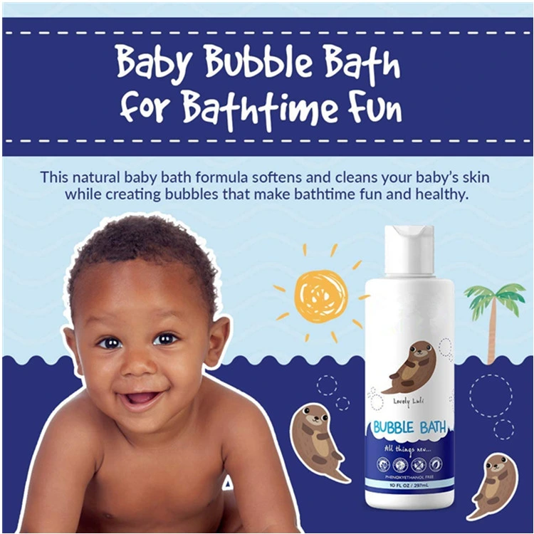 OEM ODM Natural Botanical Ingredients Cleanses &amp; Moisturizes Baby Bubble Bath