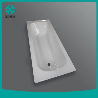 New Products Factory Direct Sale OEM CE Steel Bath Tub Enamel Surface with Fired Antislip